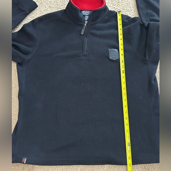 Vintage Polo Ralph Lauren Men’s Large 1/4 Zip Suicide Ski Patch Fleece Pullover - Picture 7 of 8